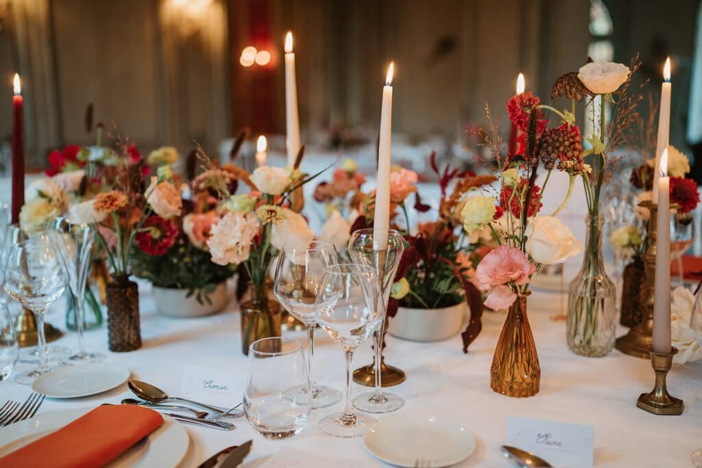 Centre de table - Fleuriste mariage Paris Ile-de-France
