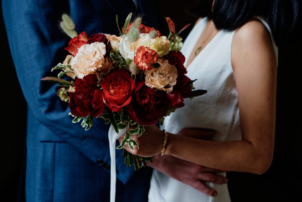 Mariage au château Saint Philippe Meudon_bouquet de mariée_Duo Azul