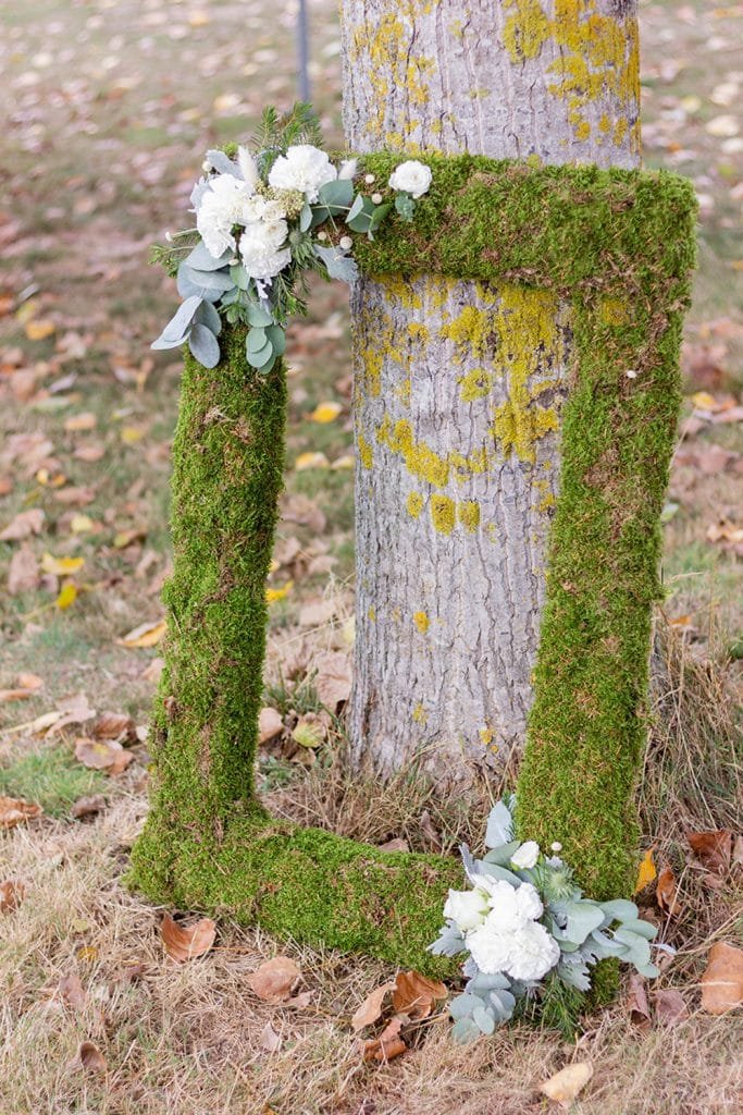 Cadre photo végétal - Le Jardin d'Audrey - Fleuriste mariage Paris_Photo Audrey Courtois